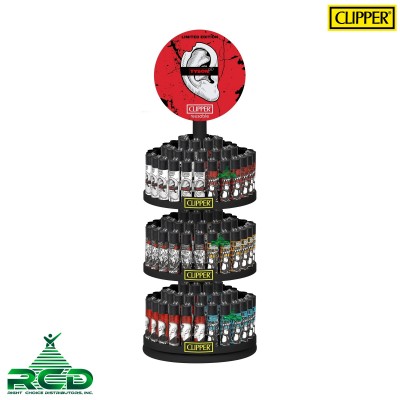 CLIPPER LIGHTER 3 TIER DISPLAY - TYSON 144CT/ DISPLAY